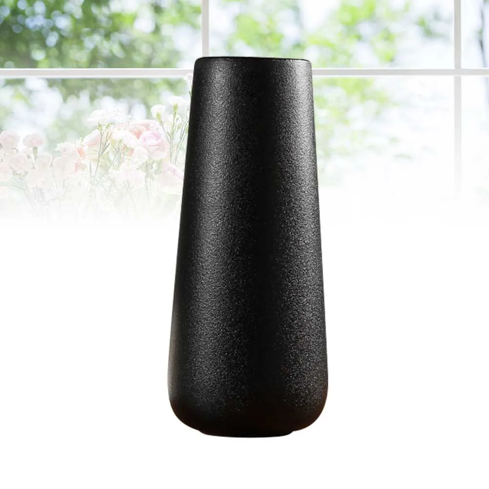 

Trendy Elegant Black Vase Decorative Vintage Home Ceramic White Creative Decoration