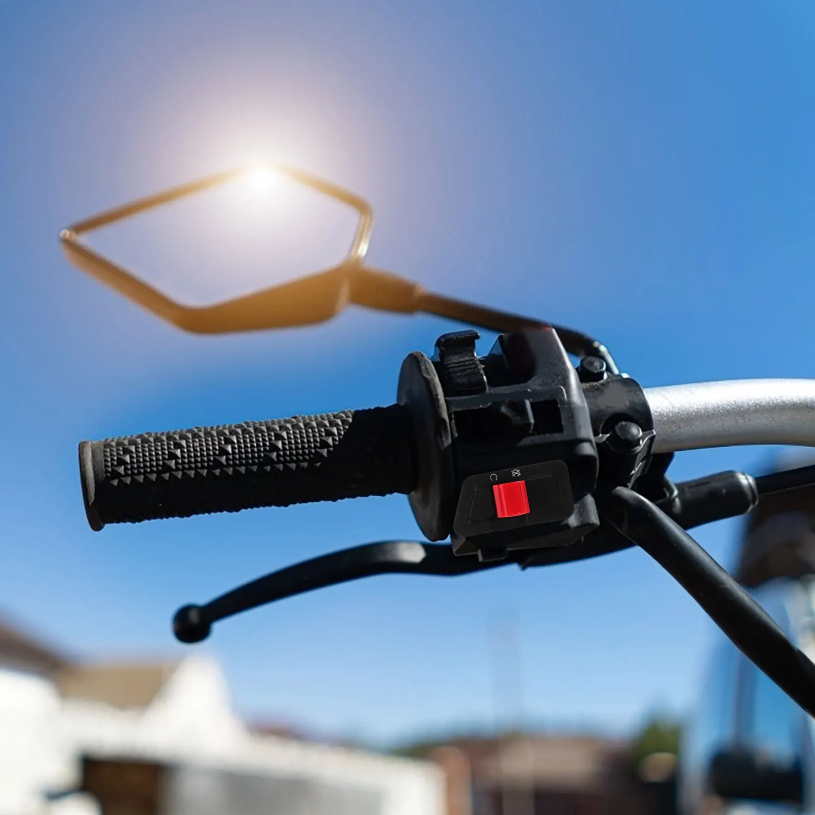 

Headlight Kill Motorcycle ATV Electric Scooter Beach Bike Toggle Control Waterproof Durability Reliable Easy Installation