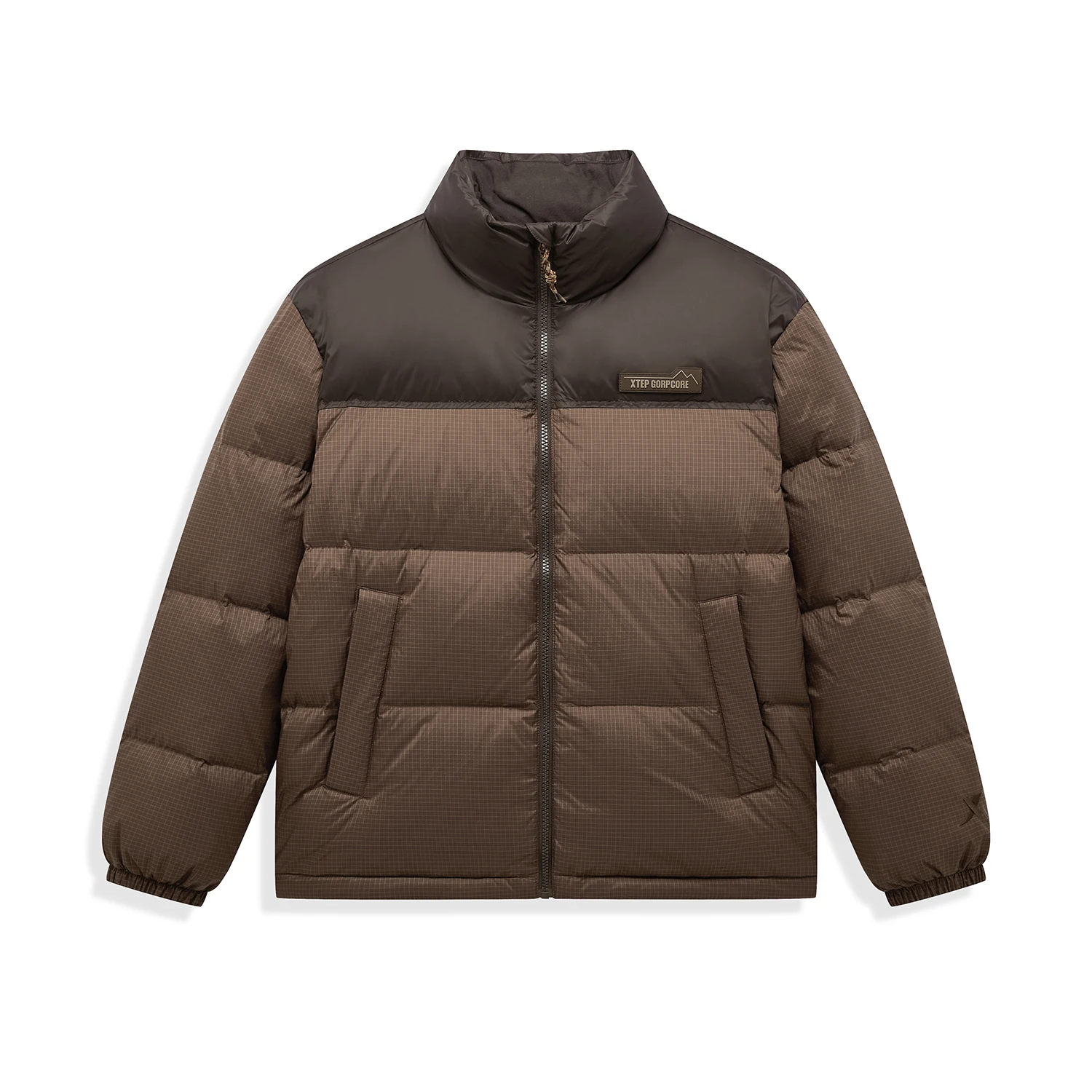 Xtep Down Jacket For Men And Women  Winter Warm Soft Coat Trendy Retro Comfortable Tops 876427190010