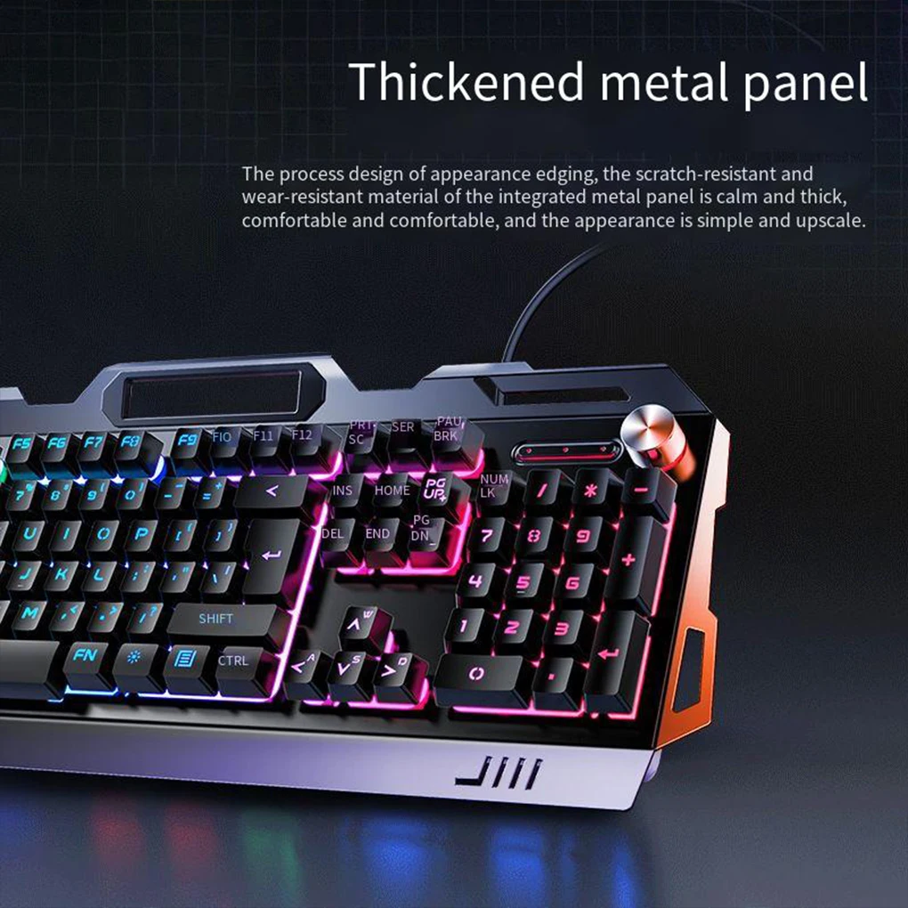 Teclado para juegos inalámbrico y duradero Disfrute de una experiencia de escritura cómoda Teclado mecánico fácil