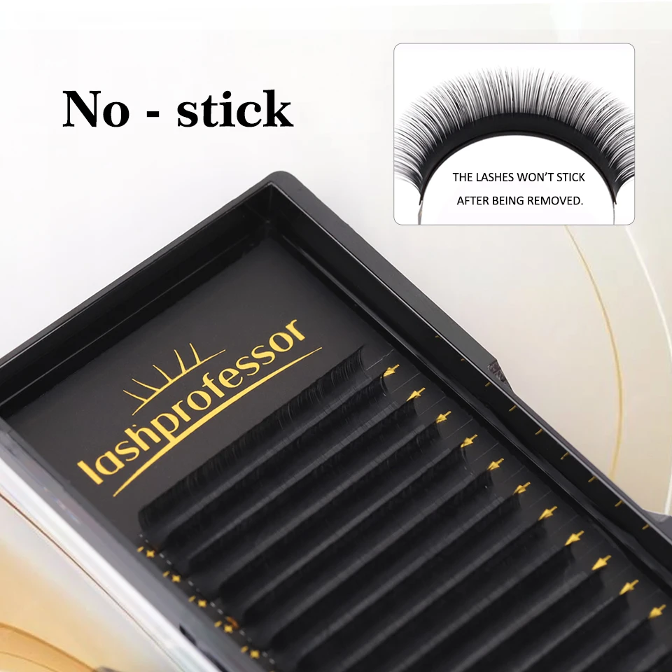 Lashprofessor pestañas postizas extensión de pestañas individuales 6-20mm mate profesional maquillaje suave y Natural pestañas Premium