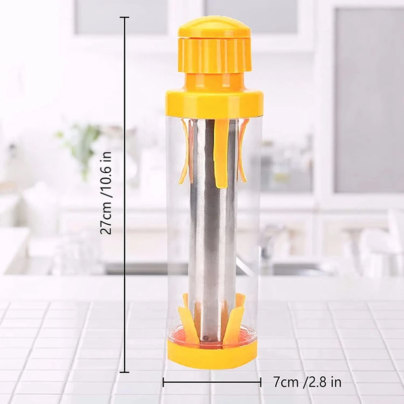 デラックス コーン ストリッパー 10.6 インチ 2 個 穂軸から穀粒の黄色を素早く取り除きます スプラッターや汚れがなく、食器洗い機対応