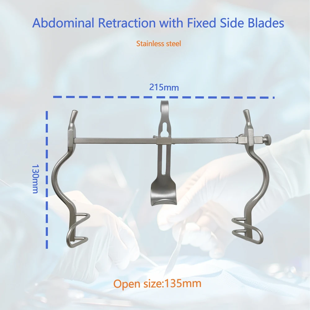 

Stainless Steel Abdominal Retractor Self Retaining Retractors Veterinary Spreader Hook Stainless Steel