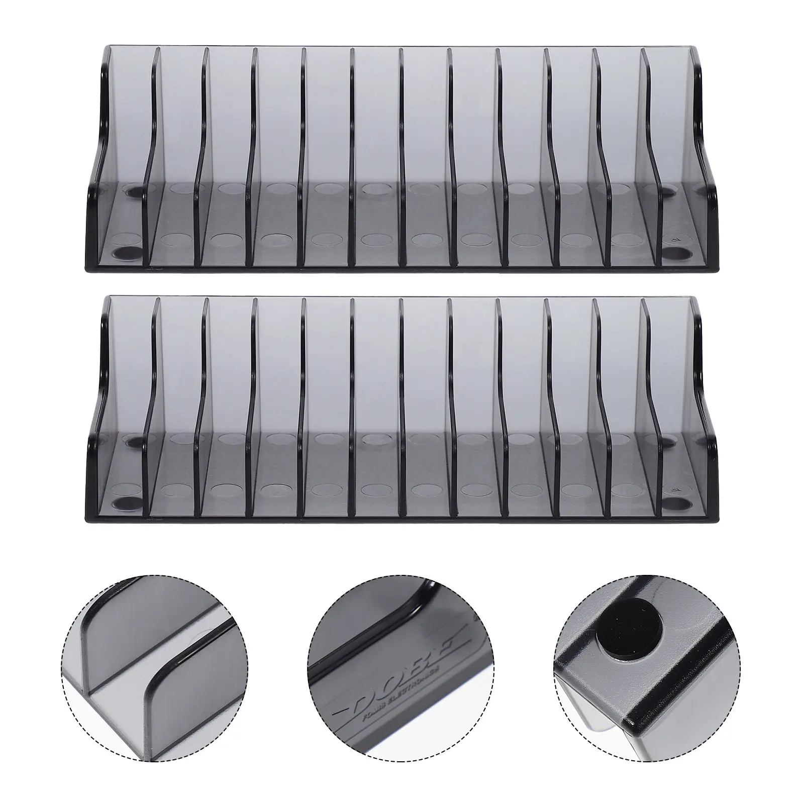 

Набор из 2 профессиональных вертикальных настольных органайзеров для хранения игровых карт и дисков, подставка для нескольких карт