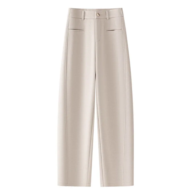 المشمش الصوف الموز السراويل النسائية والشتاء مزاجه الحريم السراويل Scimitar المنجل السراويل