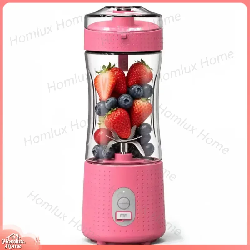 Portable Juicer Blender Mini USB Rechargeable Smoothie Maker Low Noise Household Kitchen Fruit Vegetable Mixer