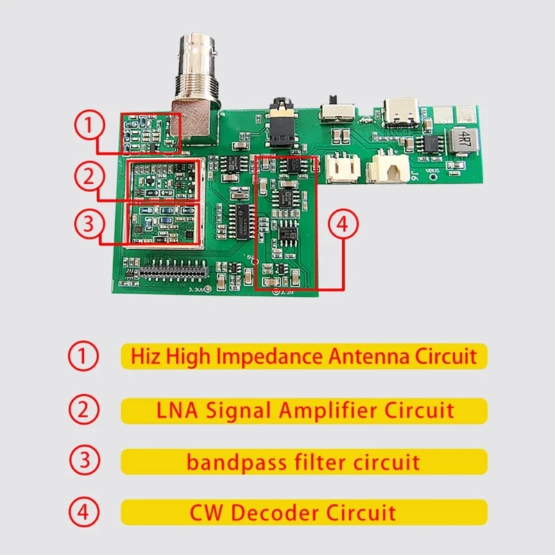 Draagbare ATS25 AMP Ontvanger 132 KHZ-30000 KHZ Verstelbare Kleur Aanraakscherm Grote Luidspreker 3.7 V/3000ma TYPE-C