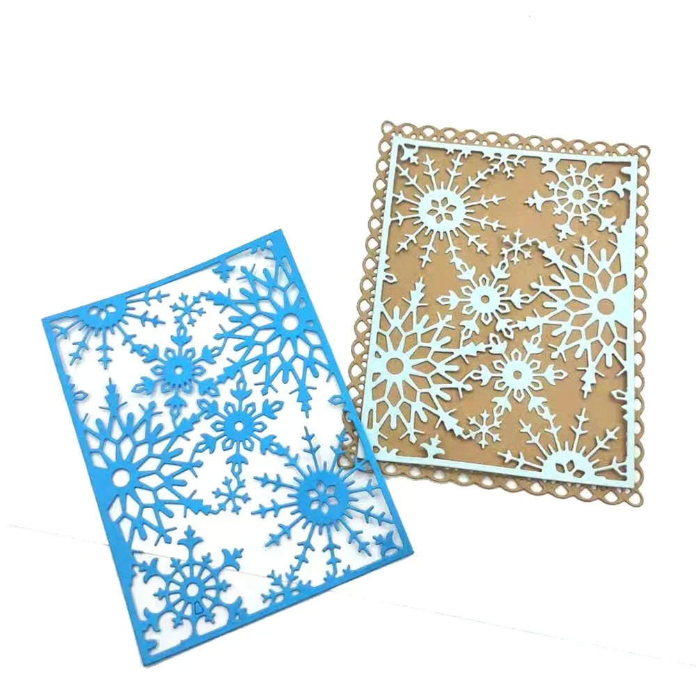 Scrapbooking DIY Cutting Knife Die Carbon Steel Embossing Flower Template Christmas Snowflake Background