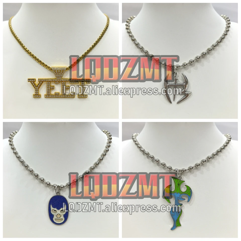 12-Color Adult Men Women Fashion Necklace Set With Chain For Jey