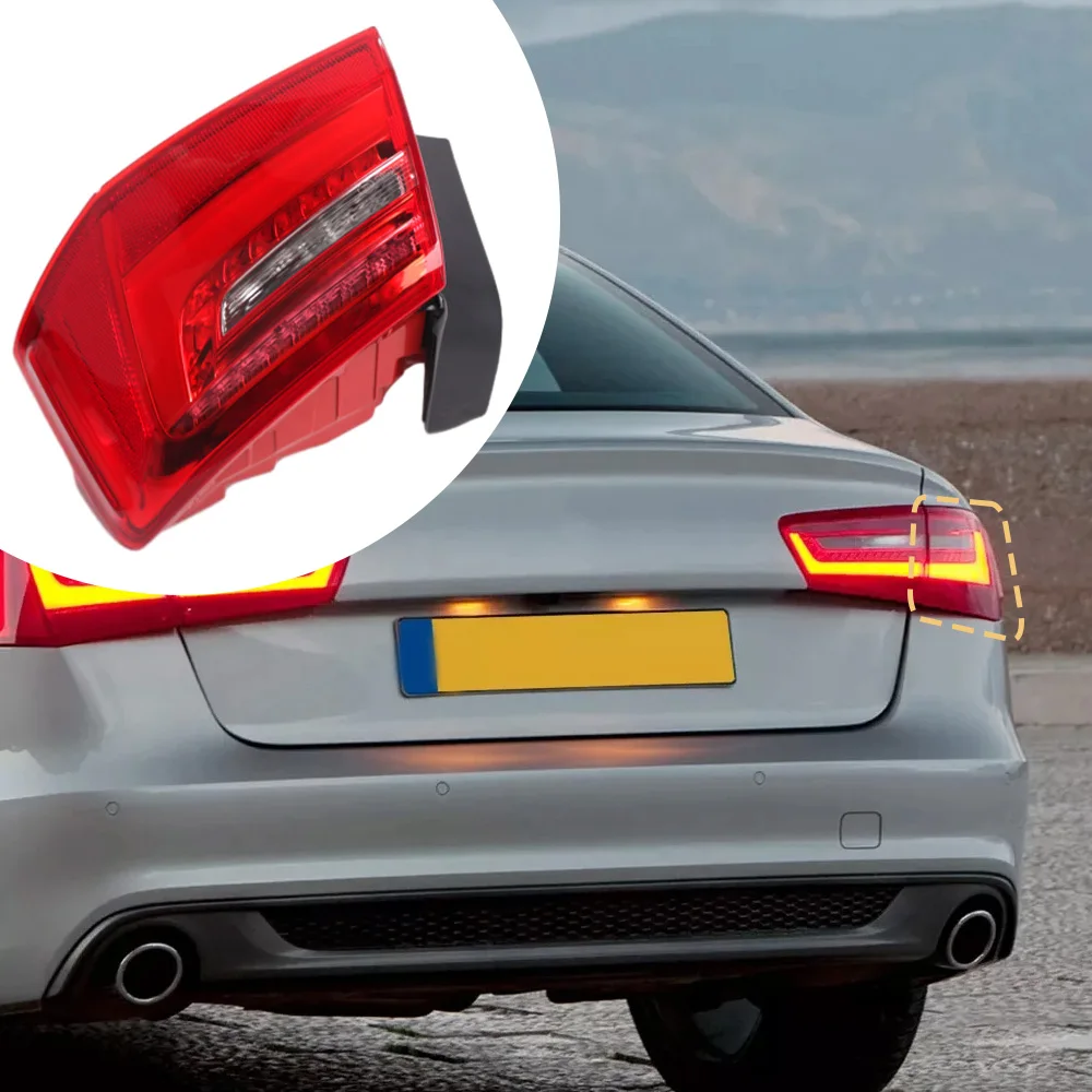 

For Audi A6 C7 Sedan (pre-facelift) 2012 2013 2014 Outer LED Tail Light Brake Lamp Left / Right 4GD945095 4GD945096