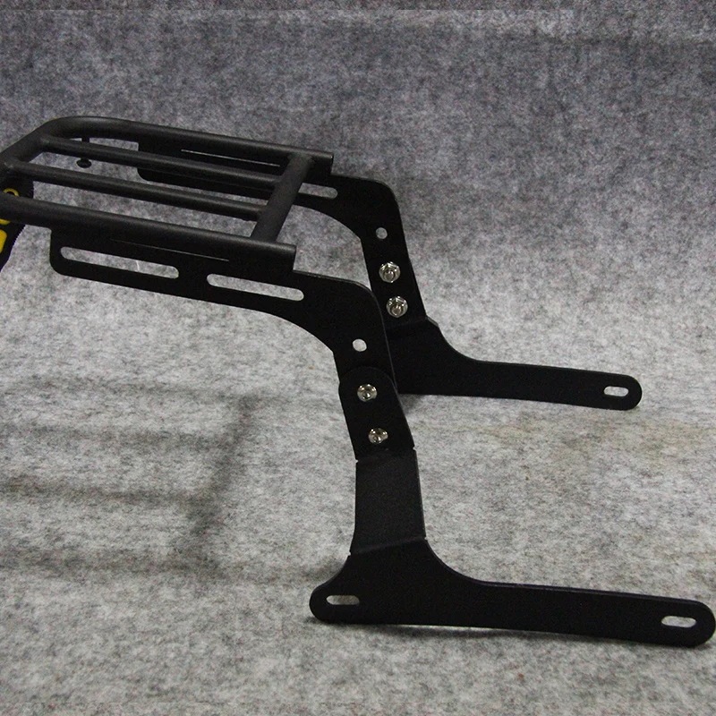 800N Motorcycle Luggage Rack Backrest Bumper Foldable Bolt On Cargo Bracket
