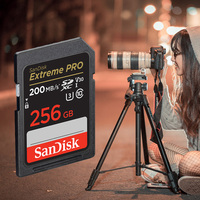 SanDisk Ultra/Extreme/Extreme PRO SD Card 256GB 128GB 64GB SDXC 32GB SDHC Memory Card C10 U1 U3 Carte SD Card for Camera 4K UHD