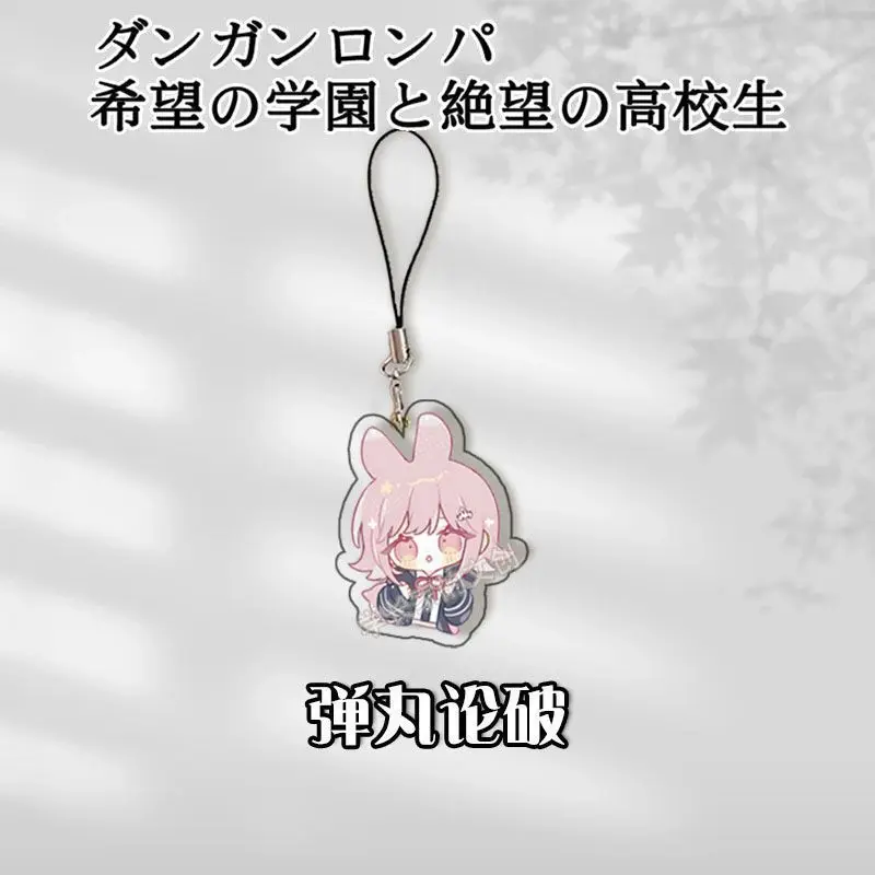 Danganronpa Nanami ChiaKi Enoshima Junko Naegi Makoto Kokichi Oma Saihara Shuichi Mobile phone rope Pendant Gift Decoratio Gift