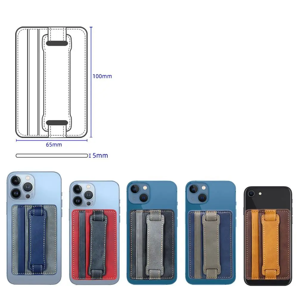 범용 접착식 휴대폰 카드 홀더, 패션 핸드폰 포켓 신용 ID 카드 케이스, 휴대폰 지갑, 포켓 파우치에 부착, 1 개