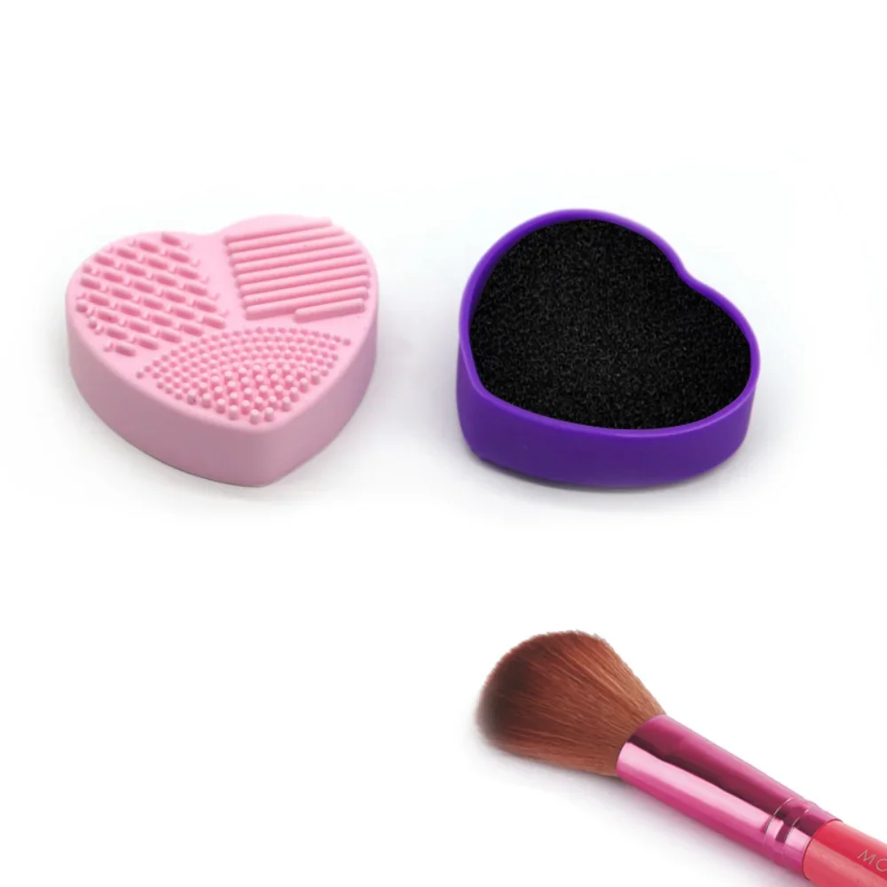 Silicone Brush Cleaner Cosmetic Make Up Washing Brush Gel Cleaning Mat Foundation Makeup Brush Cleaner Pad Scrubbe Board