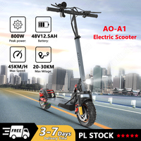 City Mobility Electric Scooter 800W 48V12.5AH Battery Max Speed 45KM Per Hour EScooters 10\