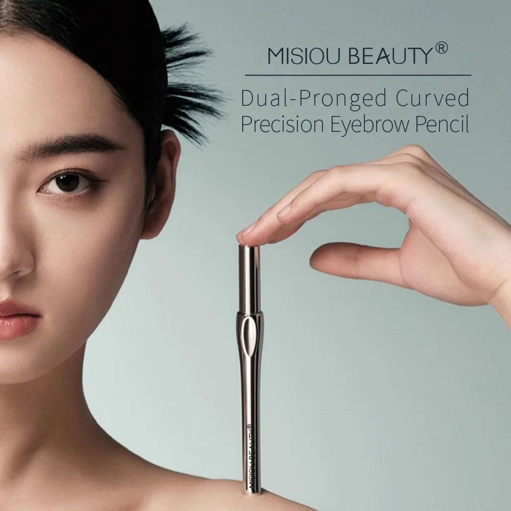 ワイルド眉毛根付防水防汗長期的な色の除去なし非常に細かい二股エルボーウォーターアイブロウペンシル
