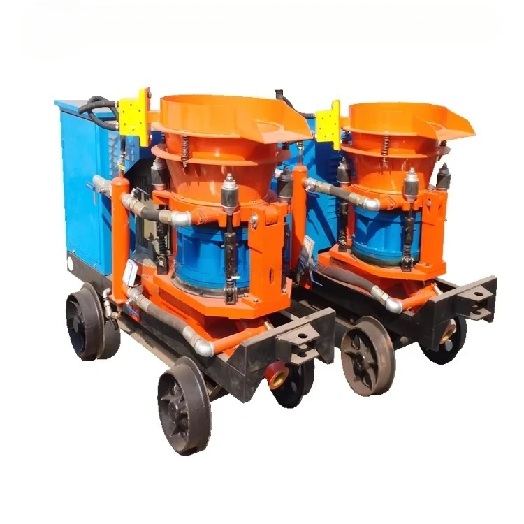 Handy Small Shotcrete Machine Lightweight Concrete Spraying Plastering Machine Ideal for Emergency Repair Works