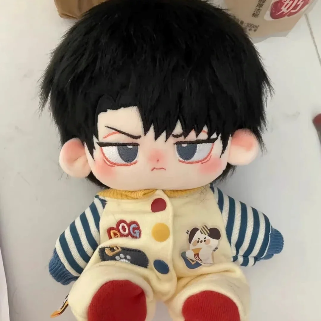 Anime Shingeki No Kyojin/Attack on Titan Levi Ackerman Cosplay Naked Baby Cute Ambitus Plush Cotton Doll Cartoon Toys Gift 20cm