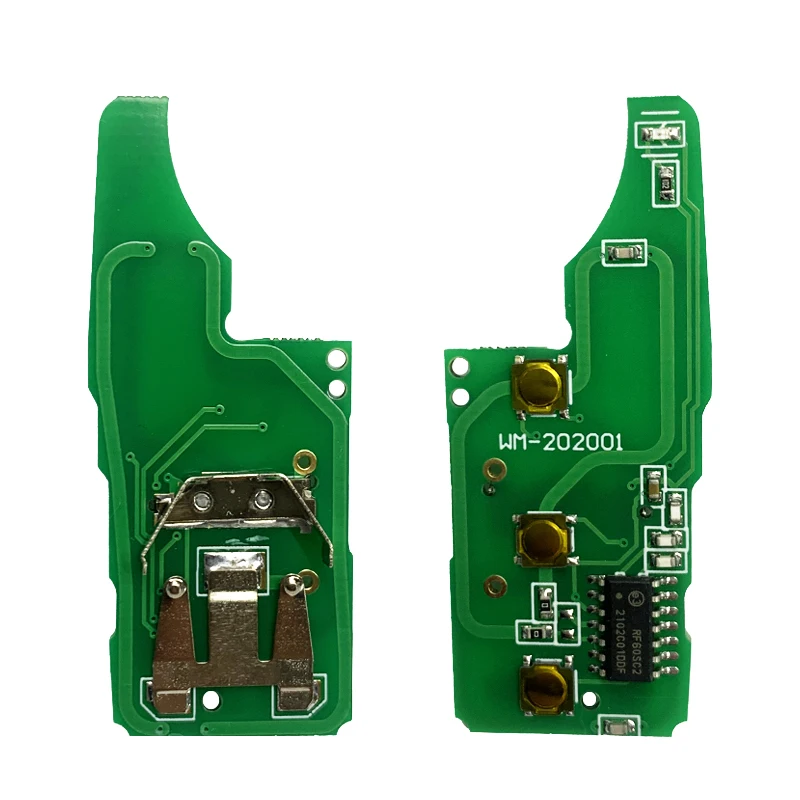 CN 001052   Llave remota plegable de 3 botones 434MHz con chip ID48 5K0 837 202 AD para Volkswagen