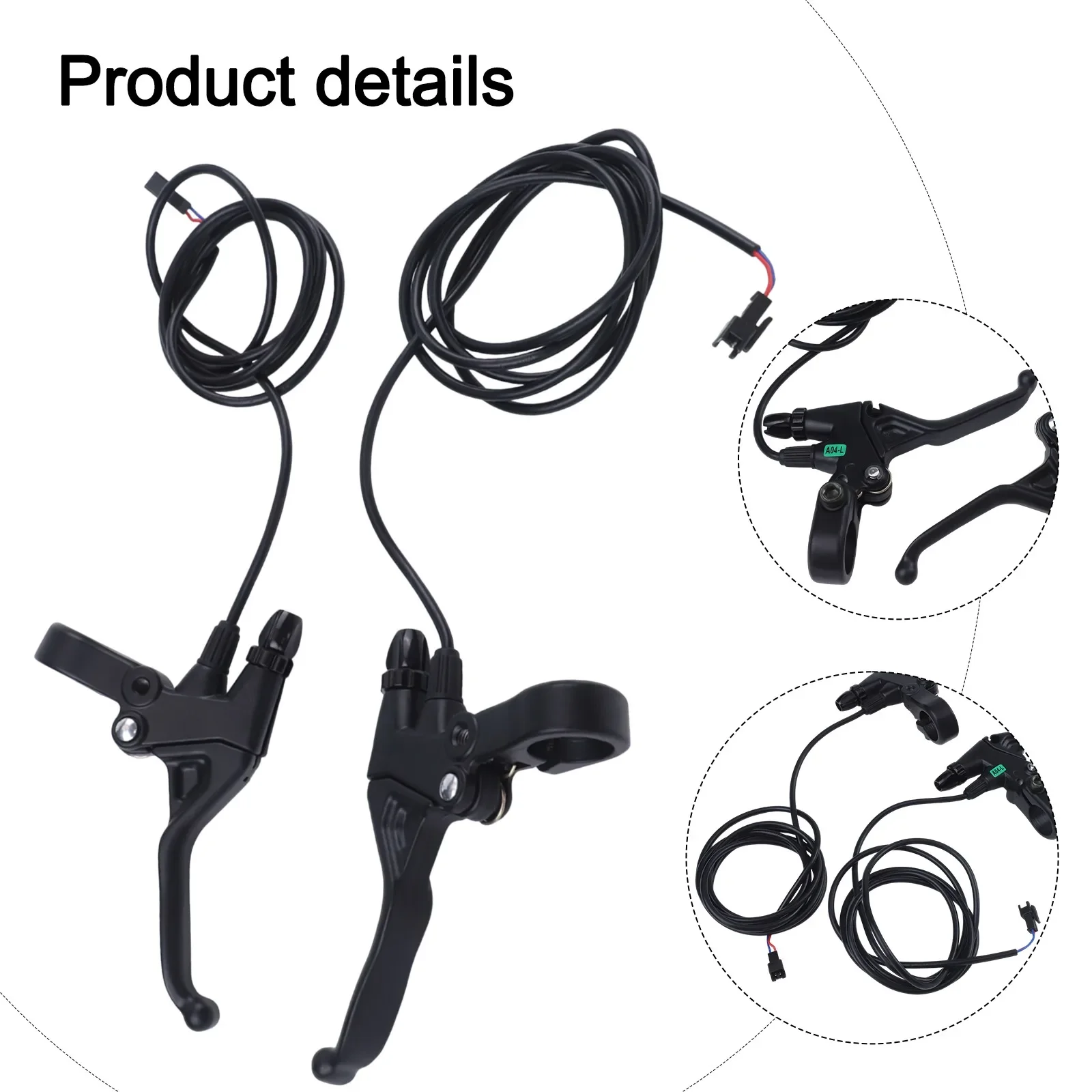 

1 пара 49PDD EBike электрический скутер механический тормозной рычаг короткие рычаги с вырезом Wuxing масляный тормозной бар скутер аксессуары для велоспорта