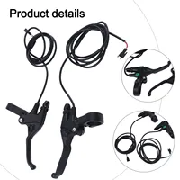 1Pair 49PDD EBike Electric Scooter Mechanical Brake Lever Short Levers Cutout Wuxing Oil Brake Bar Scooter Cycling Accessories