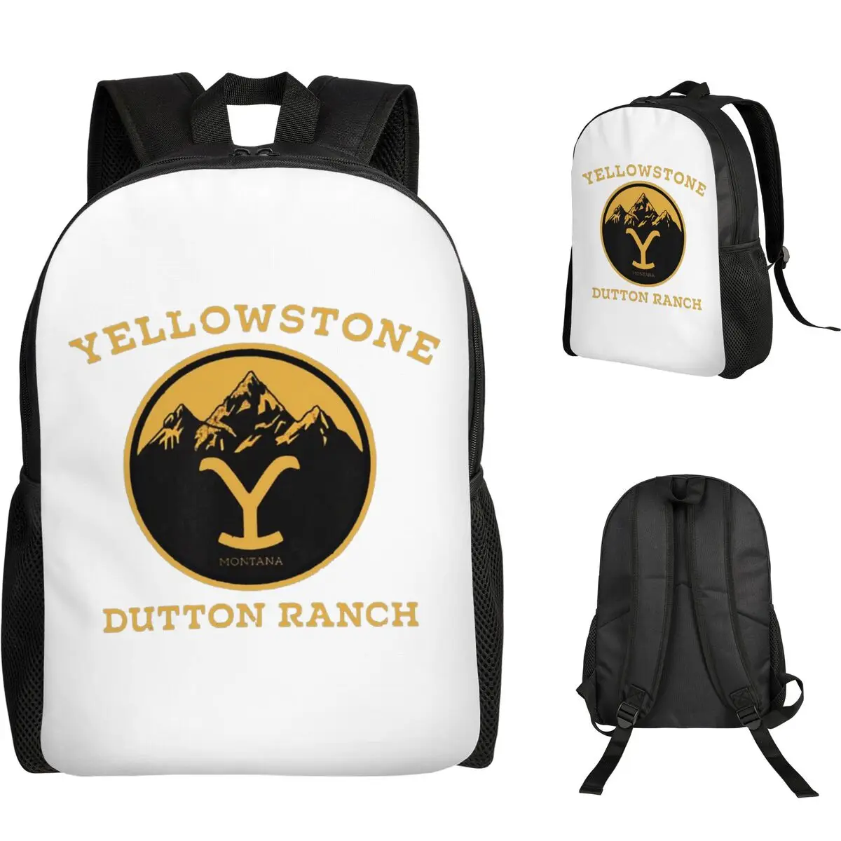 Yellowstone Dutton Ranch Student Backpack School Bag Hiking Travel Daypack for Men Women Fashion Bookbag Shoulder Bags
