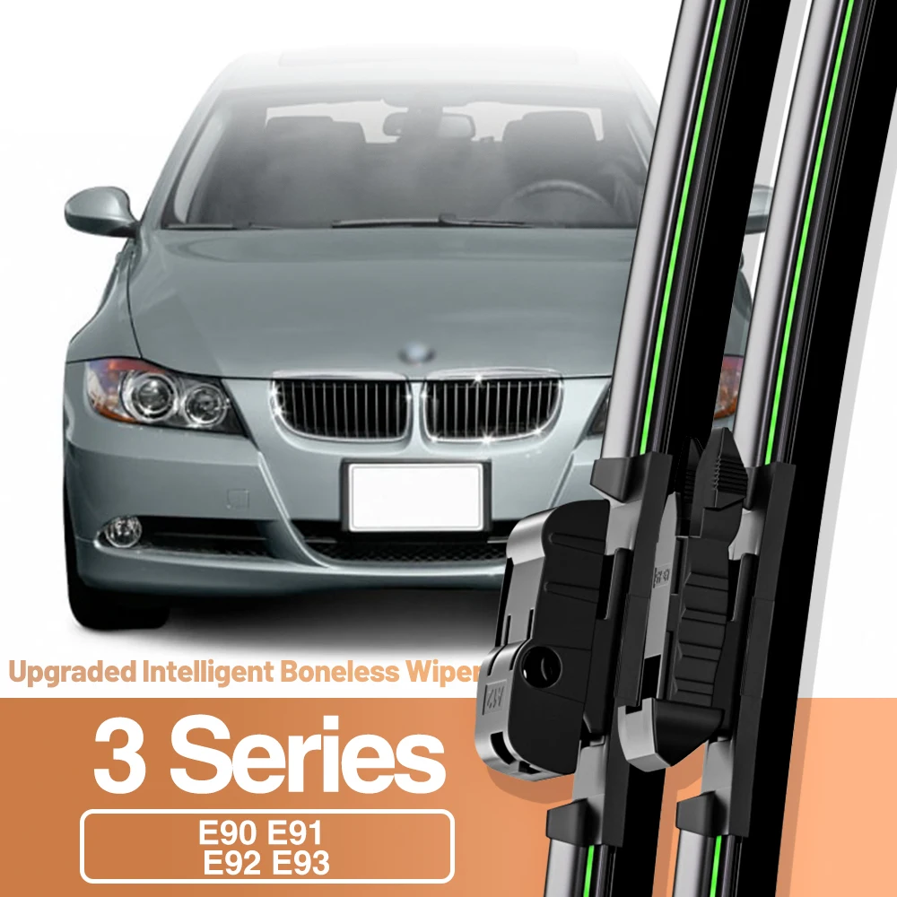 

2pcs For BMW 3 Series E90 E91 E92 E93 2005-2012 Front Windshield Wiper Blades Windscreen Window Accessories 2007 2008 2009 2011