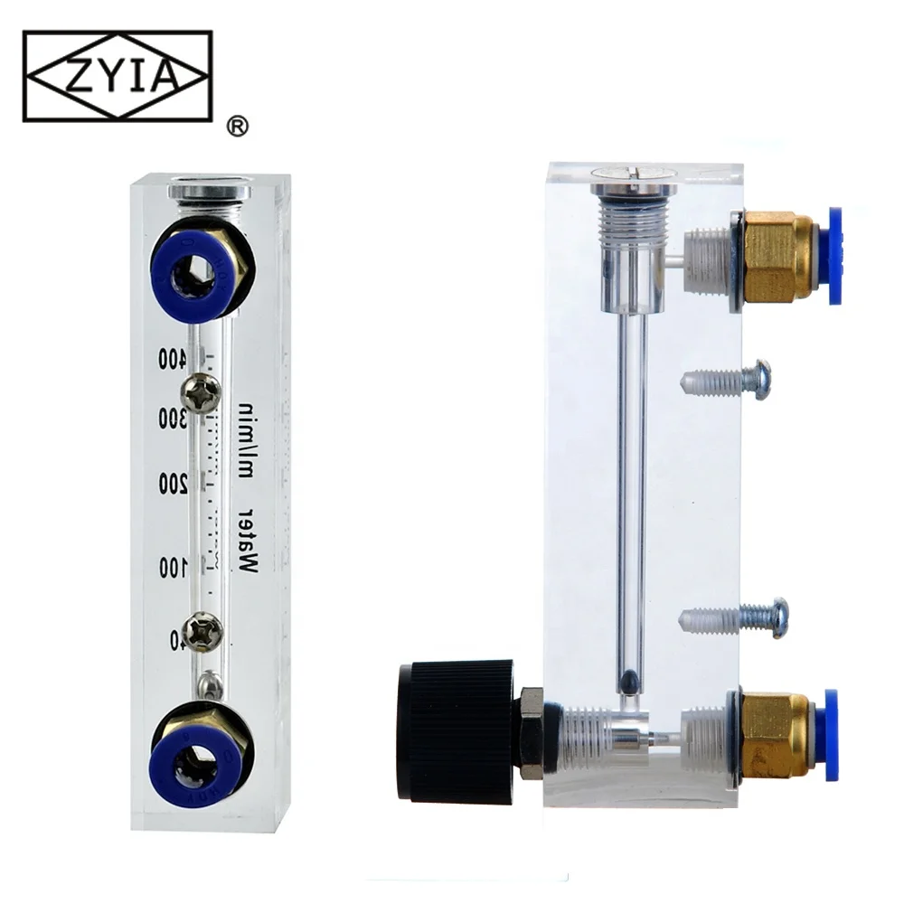 LZM-4T hot sales panel type acrylic small air oxygen medical   flowmeter