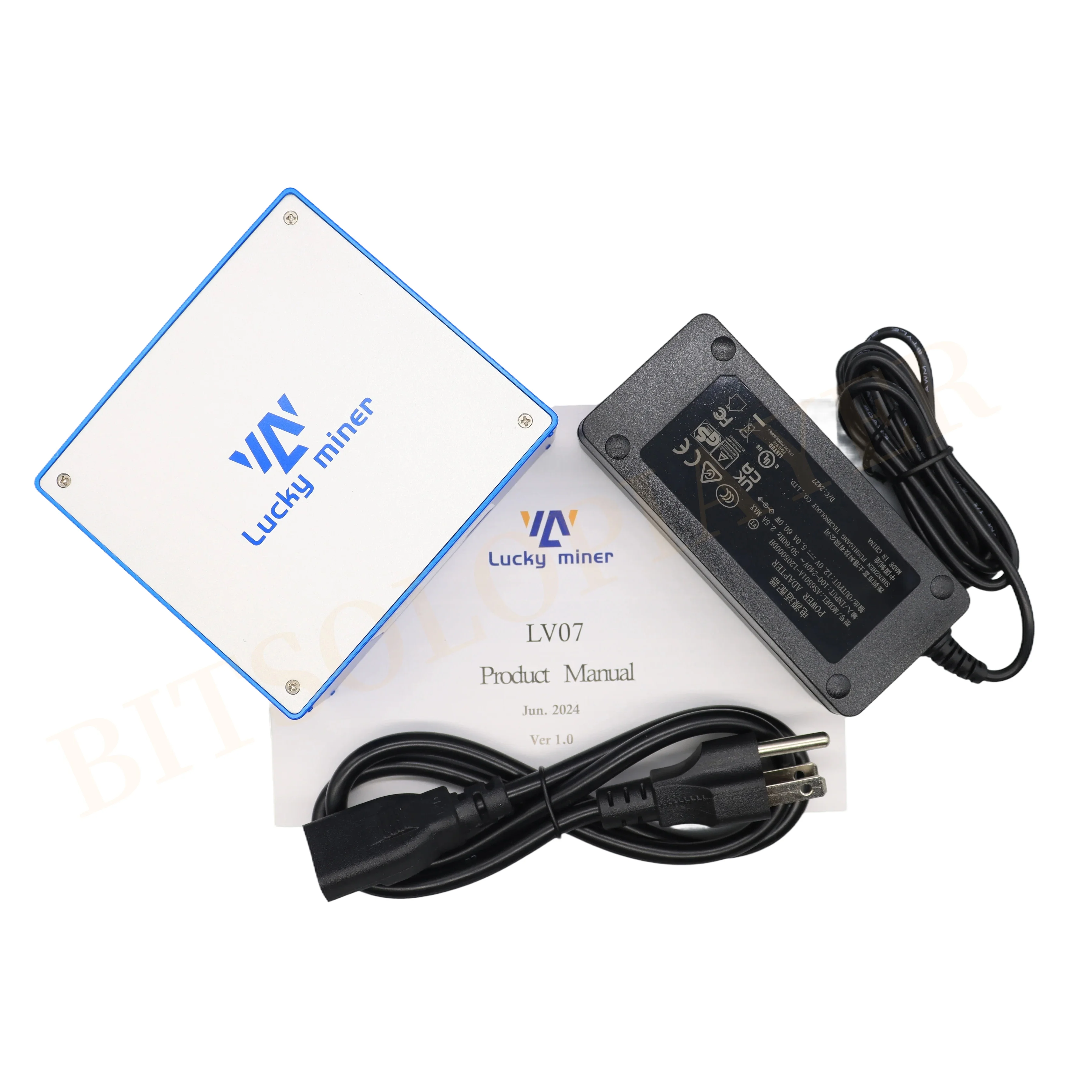 bitcoin mijnwerker Lucky Miner LV07 1TH/S 26W SHA-256 Algoritmus Crypto Solo Asic Cryptocurrency-mijnwerkers