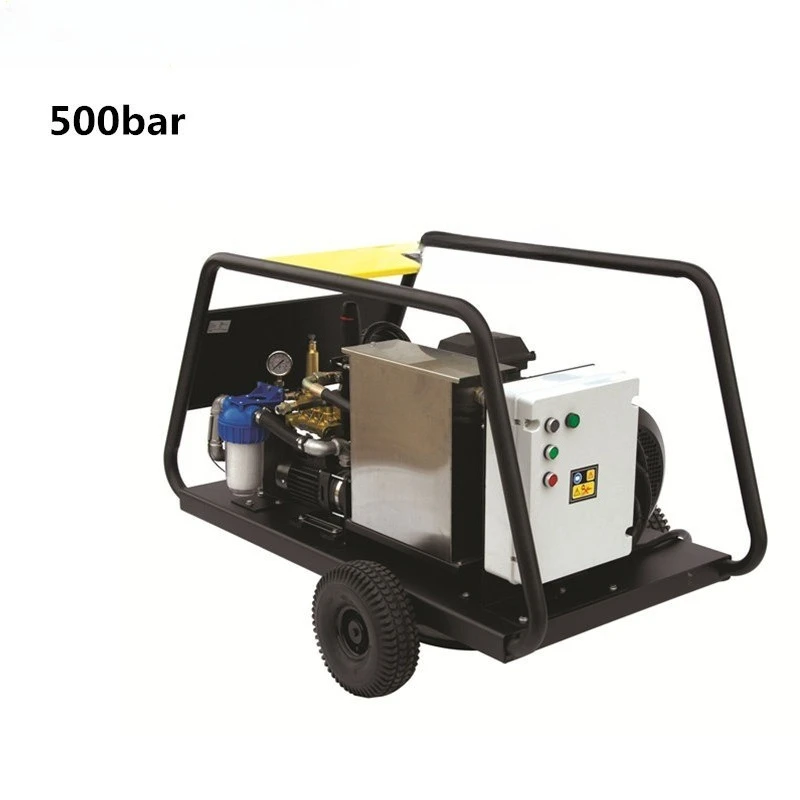Three-phase electric high pressure 500BAR water sandblasting rust removal M 50/22