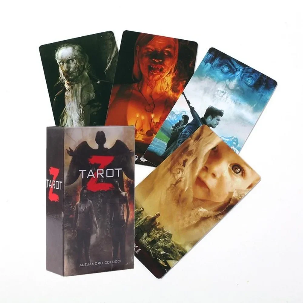 Dark Themes Tarot Z Kit Tarot Cards Funny Board Game Zombie Tarot Deck English for Families Children