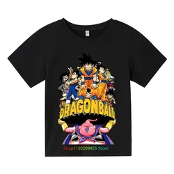 Seven Dragon Ballz Kids Short Sleeve Summer Casual Sports T-shirt Kids Boys Girls Fashion short sleeve pure cotton