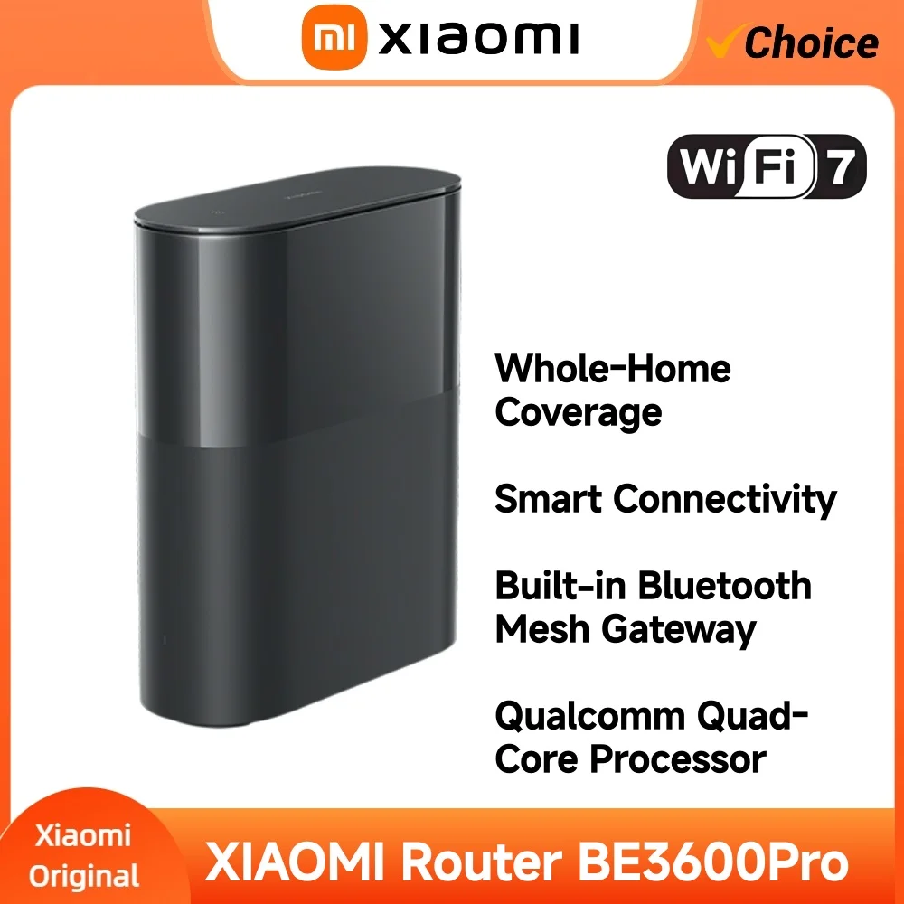 Xiaomi BE3600 Pro WiFi 7 Dual-Band 3570Mbps Advanced Quad-core Gaming Dual WAN LAN Mesh Repeater Signal Booster Range Extender