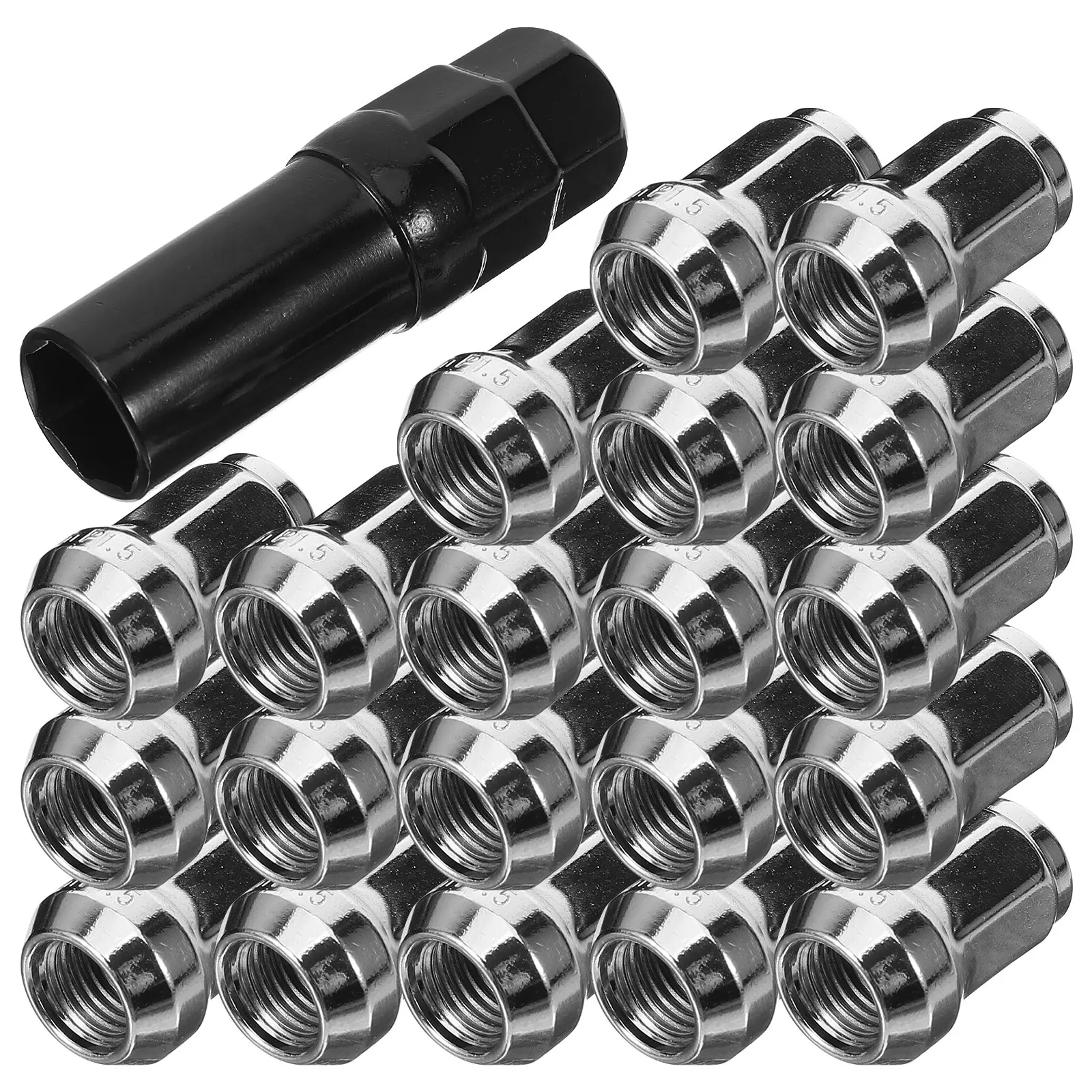 

21pcs Car Wheel Nut Covers Tire Lug Nuts Set Steel Replacement Auto Accessories For Small Caliber Wheels