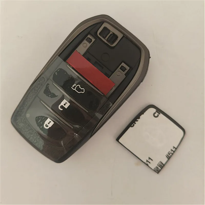 

DAKATU Сменный корпус смарт-дистанционного ключа для Toyota RAV4, корпус смарт-карты, 3-кнопочный корпус