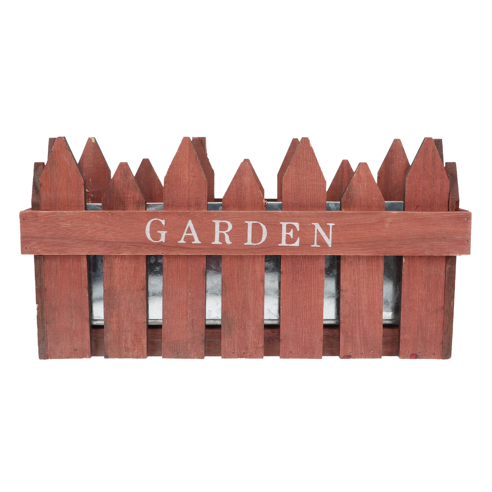 1 قطعة سياج خشبي اناء للزهور أنيق جوفاء الإبداعية حاوية النباتات اتقان غرامة تفاصيل حساسة تأثير ديكور جيد