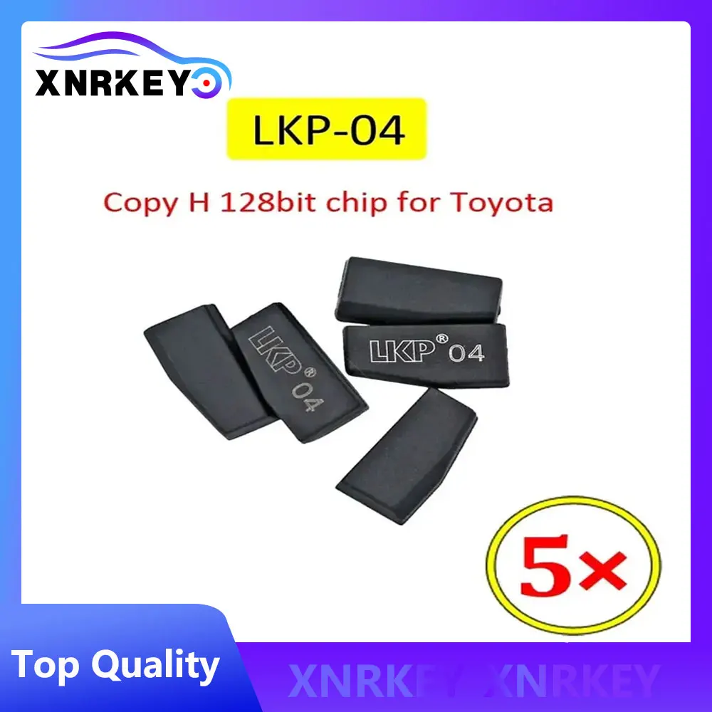 

XNRKEY For Toyota LKP 04 Supported by Tango 5Pcs/Lot LKP-04 Ceramic Carbon Chip LKP04 Pro Copy H 128bit Transponder Chip