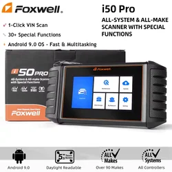 Original Foxwell I50 Pro Obd2 Car Diagnostic All-System & All-make Scanner with Special Functions Obd2 Scanner Update of NT650