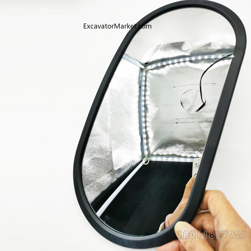 Vol-vo Sany Doosan Daewoo Hyundai Kami Kobelco Cat Reflective Mirror Reverse Mirror Rearview Mirror High Quality