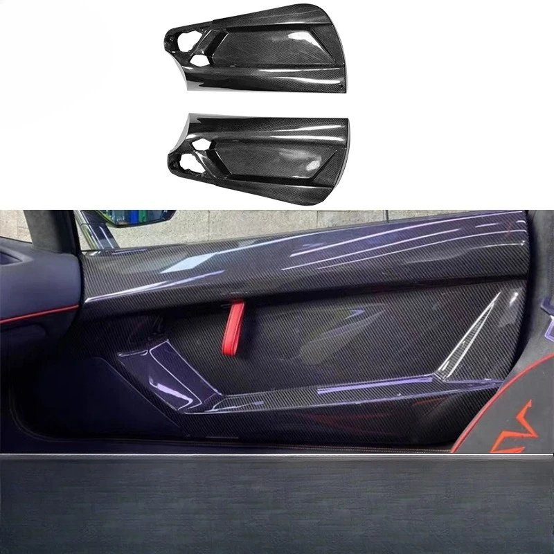 Suitable for Lamborghini, carbon fiber inner door panel modification, car left and right door panels