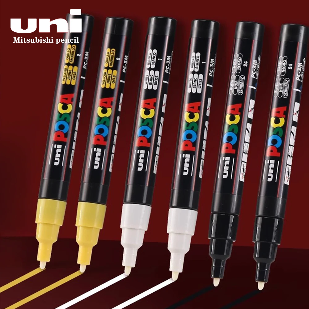 

Фломастеры UNI Posca, отметки для граффити, 3 м, 5 м, 5 шт.