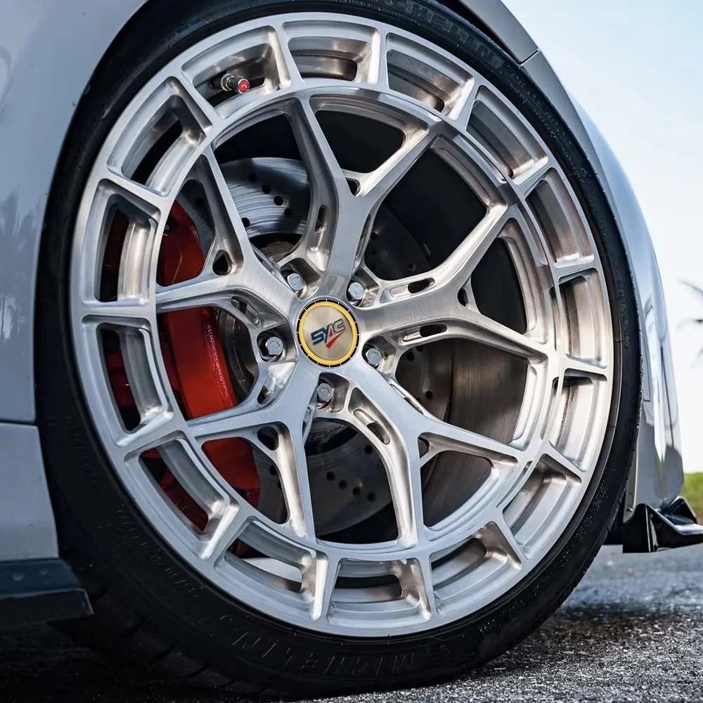 SYAC Custom 17 18 19 20 22 24-дюймовые автомобильные колеса 5x114,3 5x120 глубоковогнутые интегрированные легкосплавные диски, подходят для C8 M5 M4 M3 M2 G80