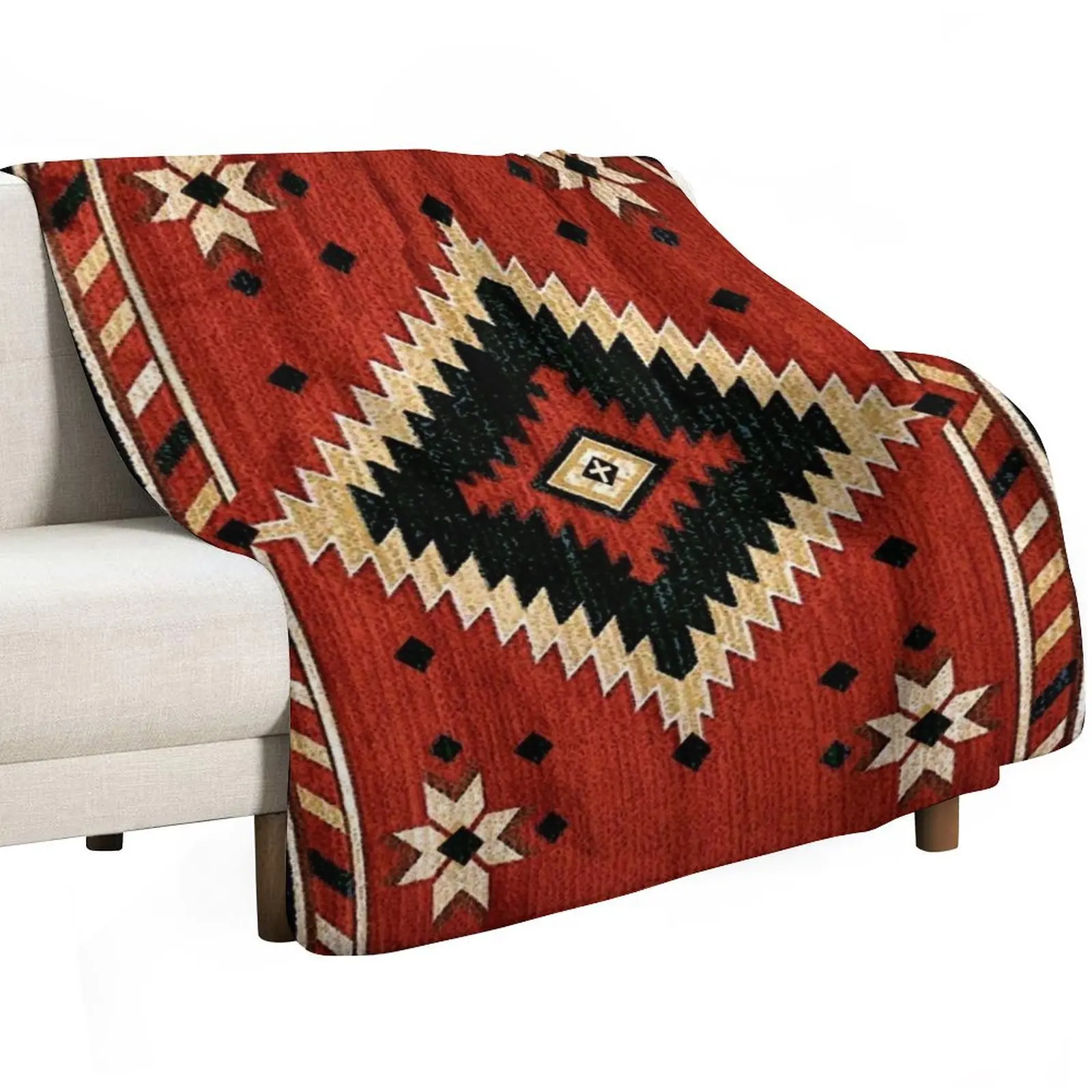 Aztec Holiday 1 Throw Blanket Year Round Soft Comfortable Blanket for Home