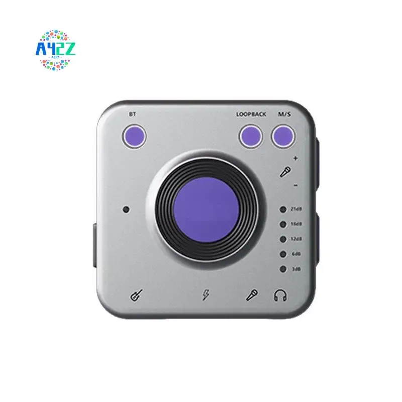 

A42Z-Live Dock Audio Interface For Live Streaming While Charging For Guitar Recording Music With Instrument Gain Control