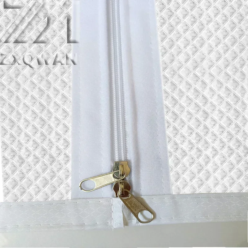 ستائر شتوية سميكة مقاومة للرياح من القطن، ستائر عازلة للنافذة مثبتة ذاتيًا، ستائر مقاومة للبرد على طراز سحاب #2