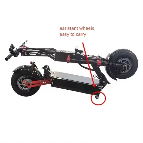 13/14 بوصة طوي E-سكوتر الجسم أطقم أجزاء مفتوحة الحجم 150 مللي متر الوقوف سكوتر كهربائي الإطار مع مقصورة البطارية القياسية