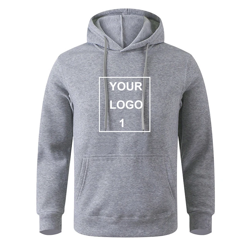 Personalized Print Hoodies Customized Pattern Hooded Sweatshirtsr Thickened Pullover Tops Unisex