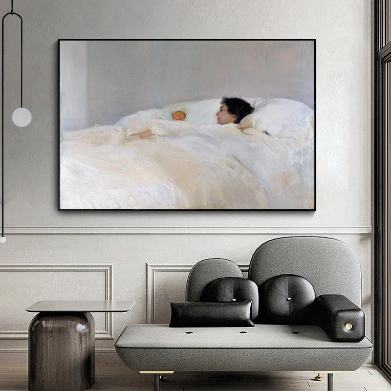 Spanish Joaqun Sorolla Works Posters and Prints Swimmers Wall Art HD Picture Canvas Painting Living Room Home Decoration Cuadros