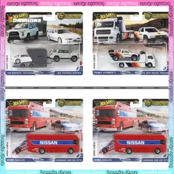 Hot Wheels Car Culture Team Transport Car Model 1/64 Toyota Subaru Nissan Zx Simulation alloy Cras Model Boy Collection Gift